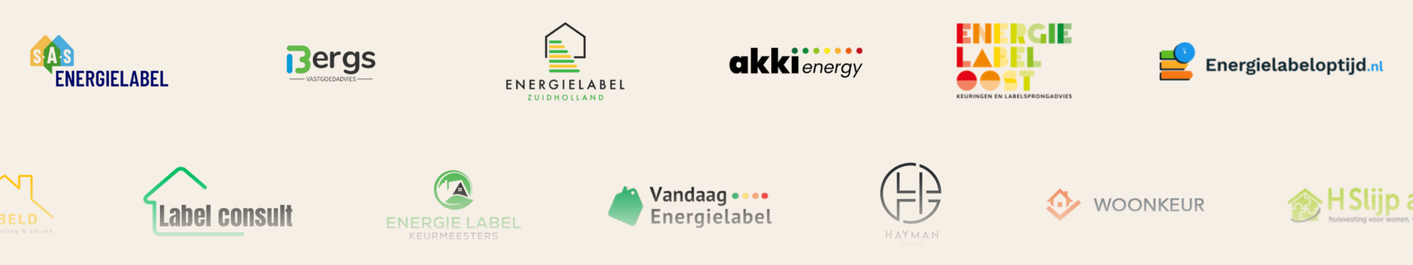 Aanvragen 5 energie-labels adviseurs